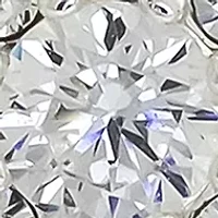 Lab Created Clear Crystal Drop Earrings 