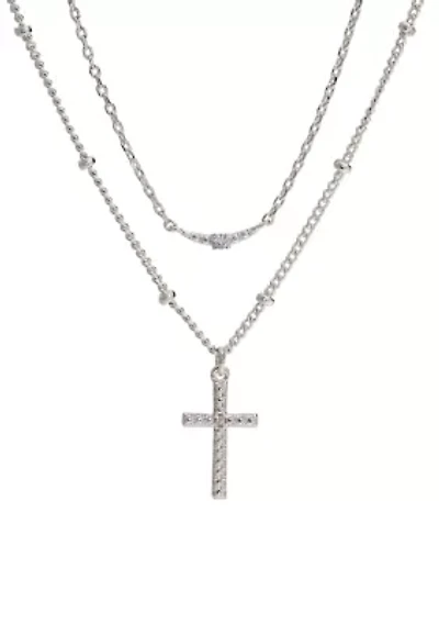 Faith Due Pendant Necklace Set 