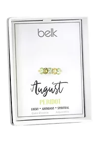 Gold Cubic Zirconia Adjustable Multi Stone Ring