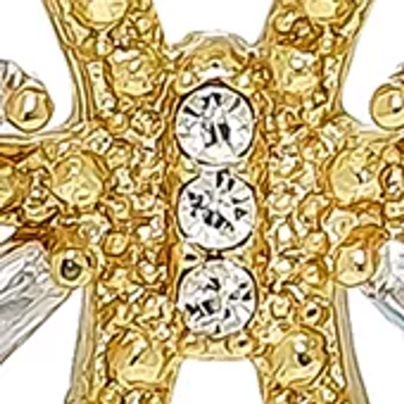 Boxed Cubic Zirconia Pavé Butterfly Pendant Necklace