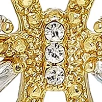 Boxed Cubic Zirconia Pavé Butterfly Pendant Necklace