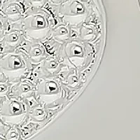 Lab Created Silver Tone Duo Cubic Zirconia Heart Pendant Necklace