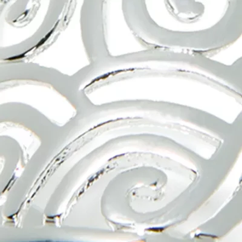 Silver-Tone Filigree Ring