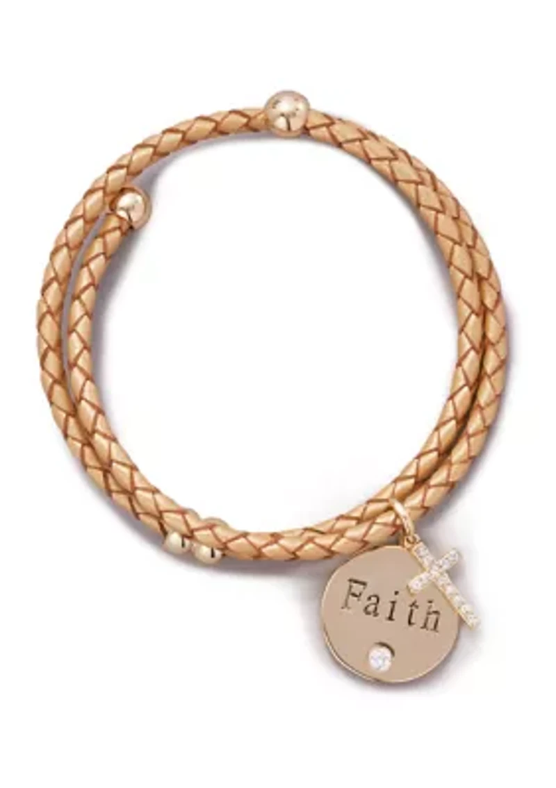 Faith Charm Bracelet
