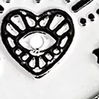 Boxed Duo Disc Horn Pendant Necklace Set 