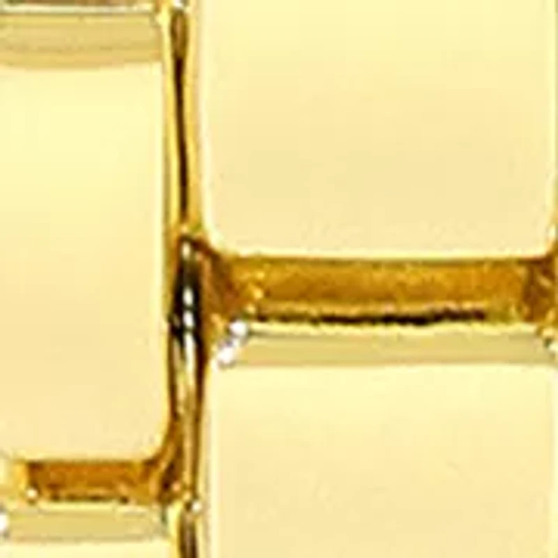 Gold-Tone Shiny Metal Watch 