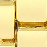 Gold-Tone Shiny Metal Watch 