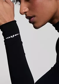 Lab Grown Cubic Zirconia Frontal Slider Bracelet