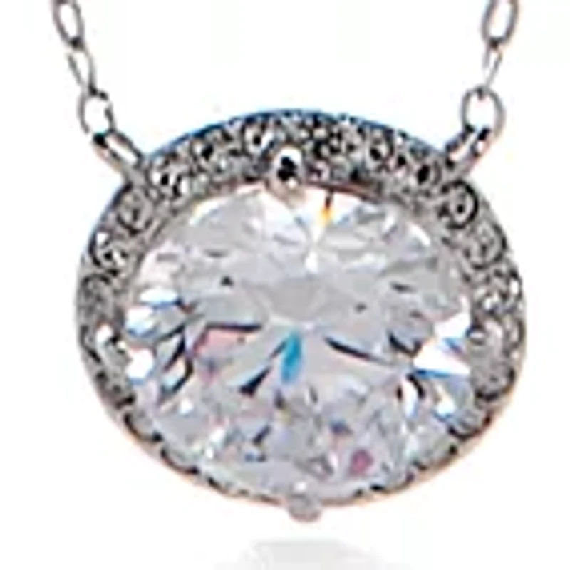 Pave Pendant Necklace