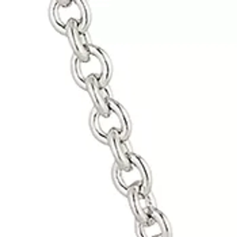 Modern Love Large Round Cubic Zirconia Necklace