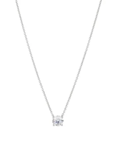 Modern Love Large Round Cubic Zirconia Necklace