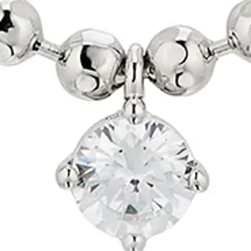 3.86 ct. t.w. Lab Grown Cubic Zirconia Shaky Collar Necklace