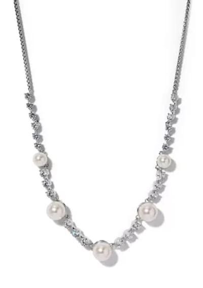 Venus Pearl Frontal Necklace 