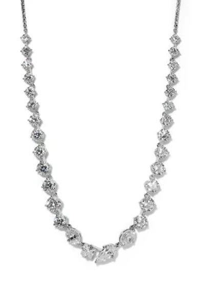 Lucia Cubic Zirconia Frontal Necklace
