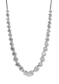 Lucia Cubic Zirconia Frontal Necklace