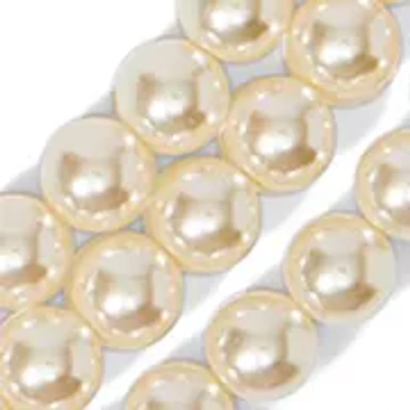 Lab Grown Madrid Triple Strand 4 MM Pearl Choker