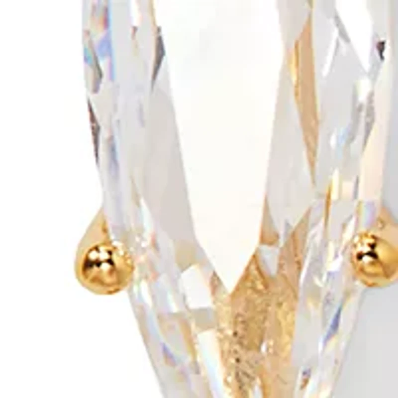 Lab Grown Front and Back Linear Earrings