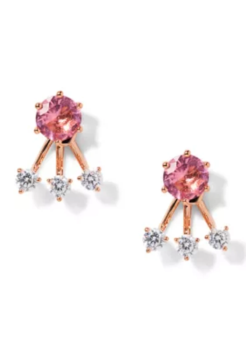 Lab Grown Jacket Earrings