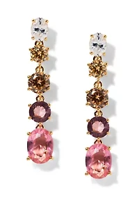 Lab Grown  Natural Beauty Long Linear earrings