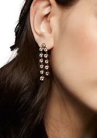 Brooklyn Double Linear Earrings