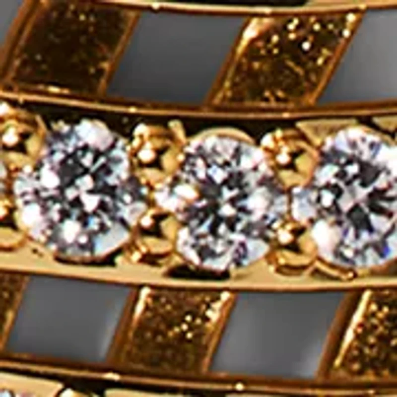 Pisa Open Pavé Stud Earrings