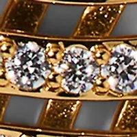 Pisa Open Pavé Stud Earrings