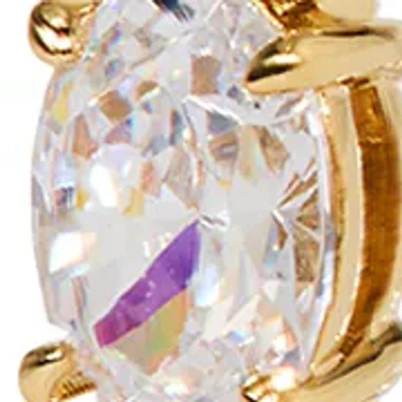 Lab Grown Stellar Pavé Hoop Earrings