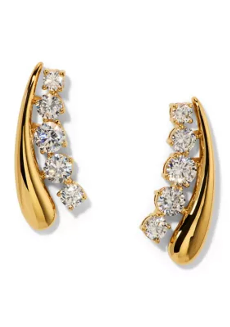 Lab Grown Phenom Climber Earrings