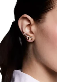 Lab Grown Phenom Climber Earrings