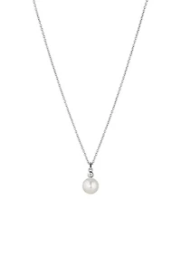 Small Pearl Pendant Necklace
