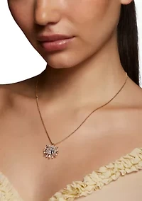 Lab Grown Stellar Full Halo Pendant Necklace