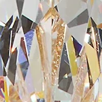 Lab Grown Plated Cubic Zirconia Teardrop Pendant Necklace