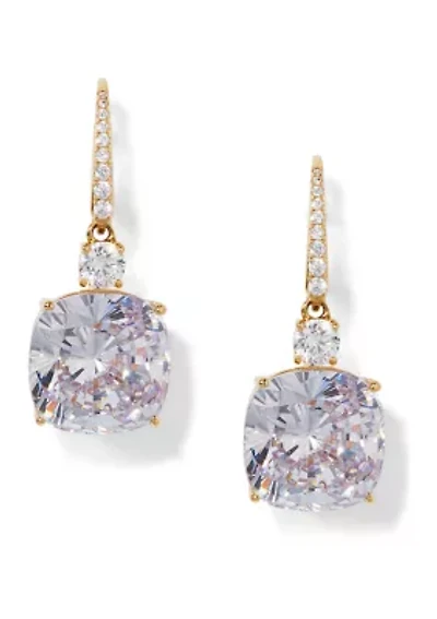 Soleil Drop Lever Back Earrings