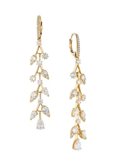 Olivia Long Lever Back Earrings