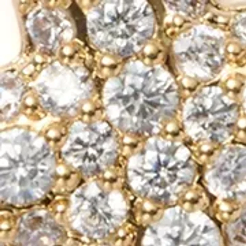 Lab Grown Rhodium Cubic Zirconia Cross Pendant Necklace