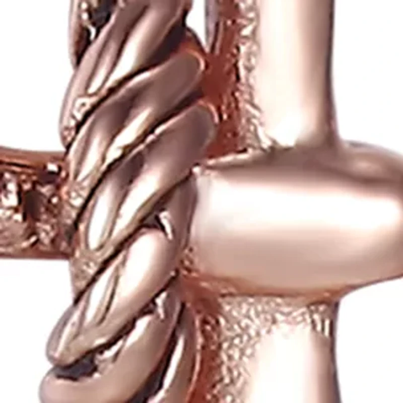 Southern Charm Sterling Silver and Rose Gold Anchor Charm 