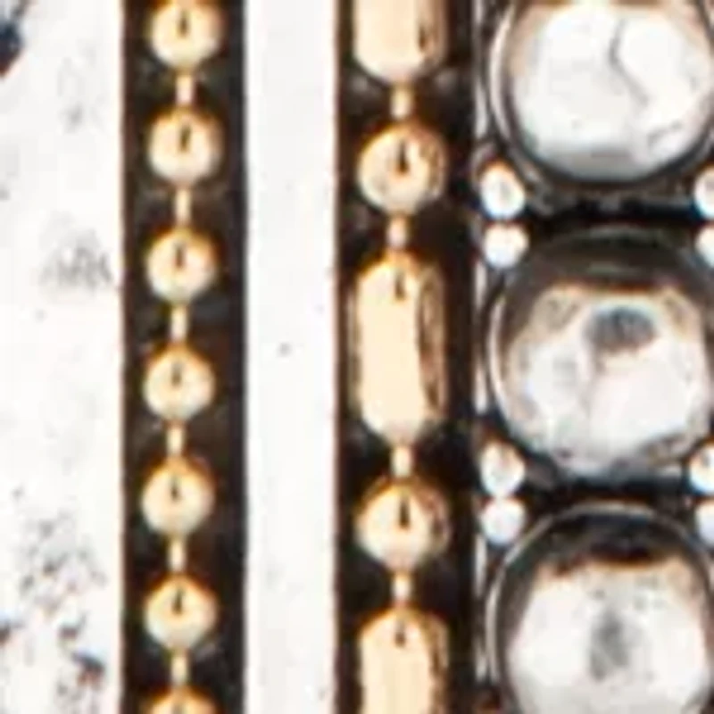 Two Tone Chain Reactive Pendant Necklace