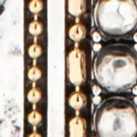 Two Tone Chain Reactive Pendant Necklace