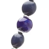 Silver Tone 28.5" Beaded Tassel Necklace