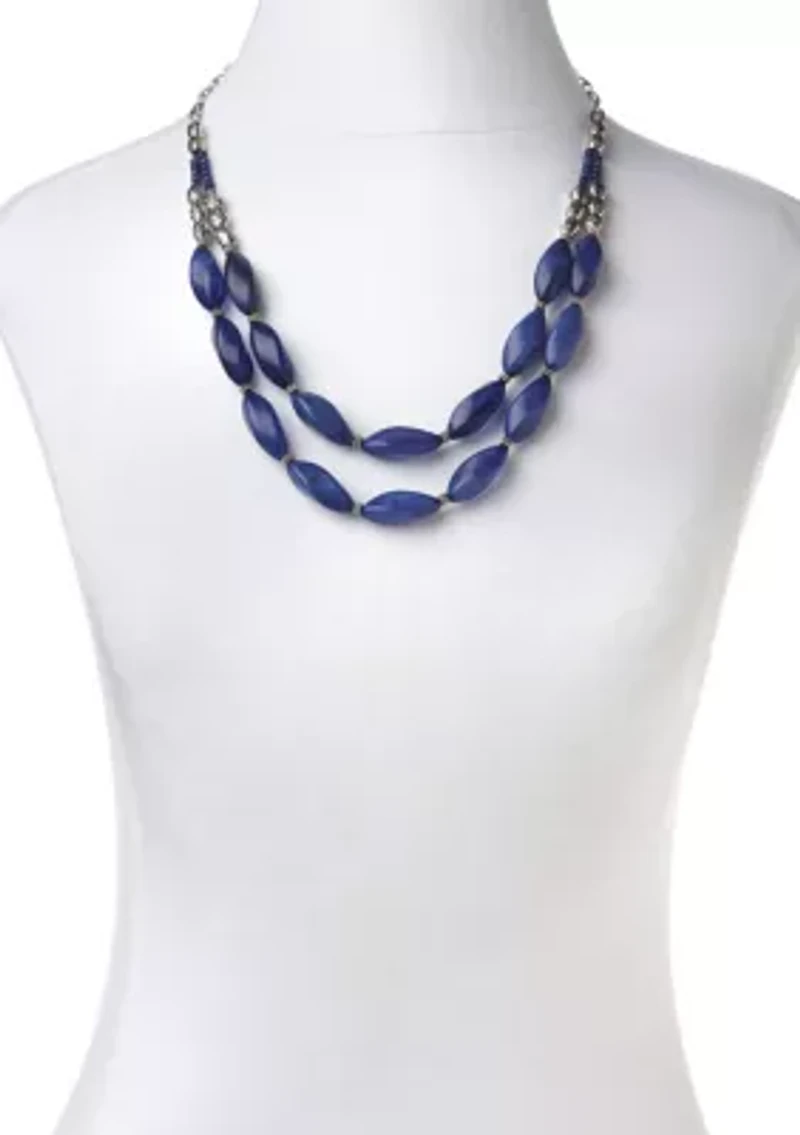 2-Row Beaded Necklace