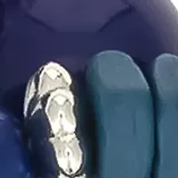 Silver Tone 2 Row Beaded Stretch Bracelet Set