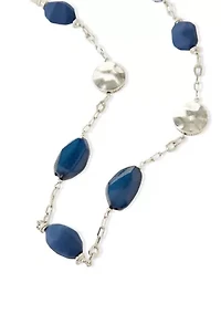 Long Illusion Multi-Bead Stations Necklace