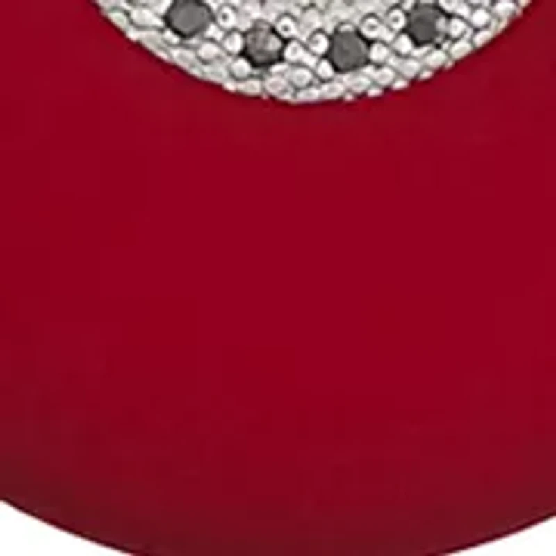 Beaded Red Pendant Necklace