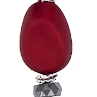  Linked Red and Hematite Bead Y-Neck Necklace