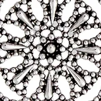 Round Filigree Pendant Bead Necklace