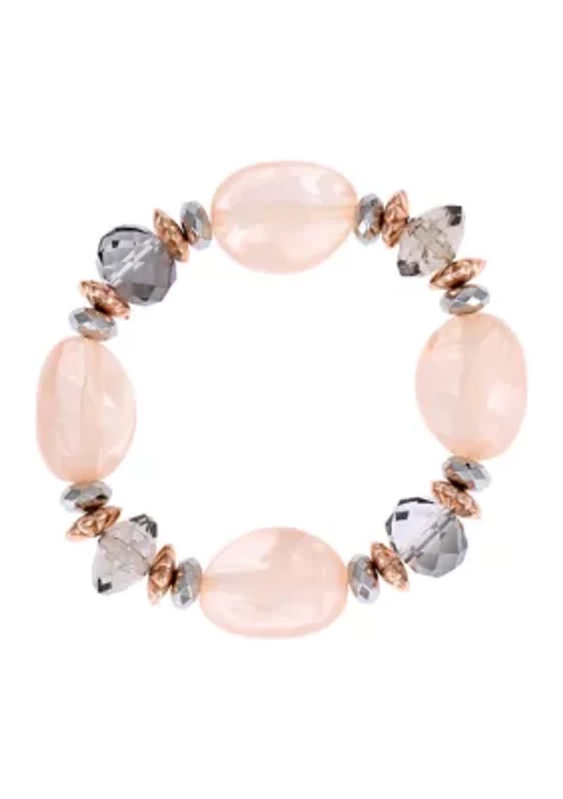 Chunky Beaded Stretch Bracelet