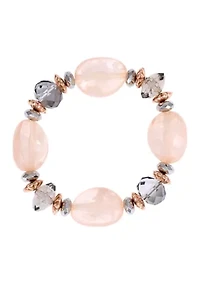  Chunky Beaded Stretch Bracelet