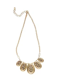 Animal Print Frontal Necklace