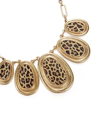 Animal Print Frontal Necklace