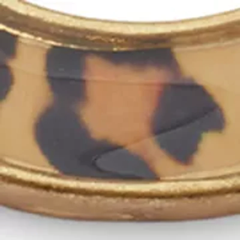 Animal Print Drop Earrings